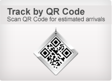 Scan QR Code to view estimated arrivals